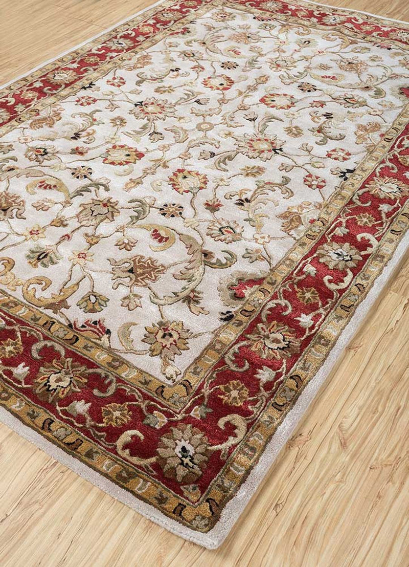 Wollteppich - 270 x 180 cm - creme