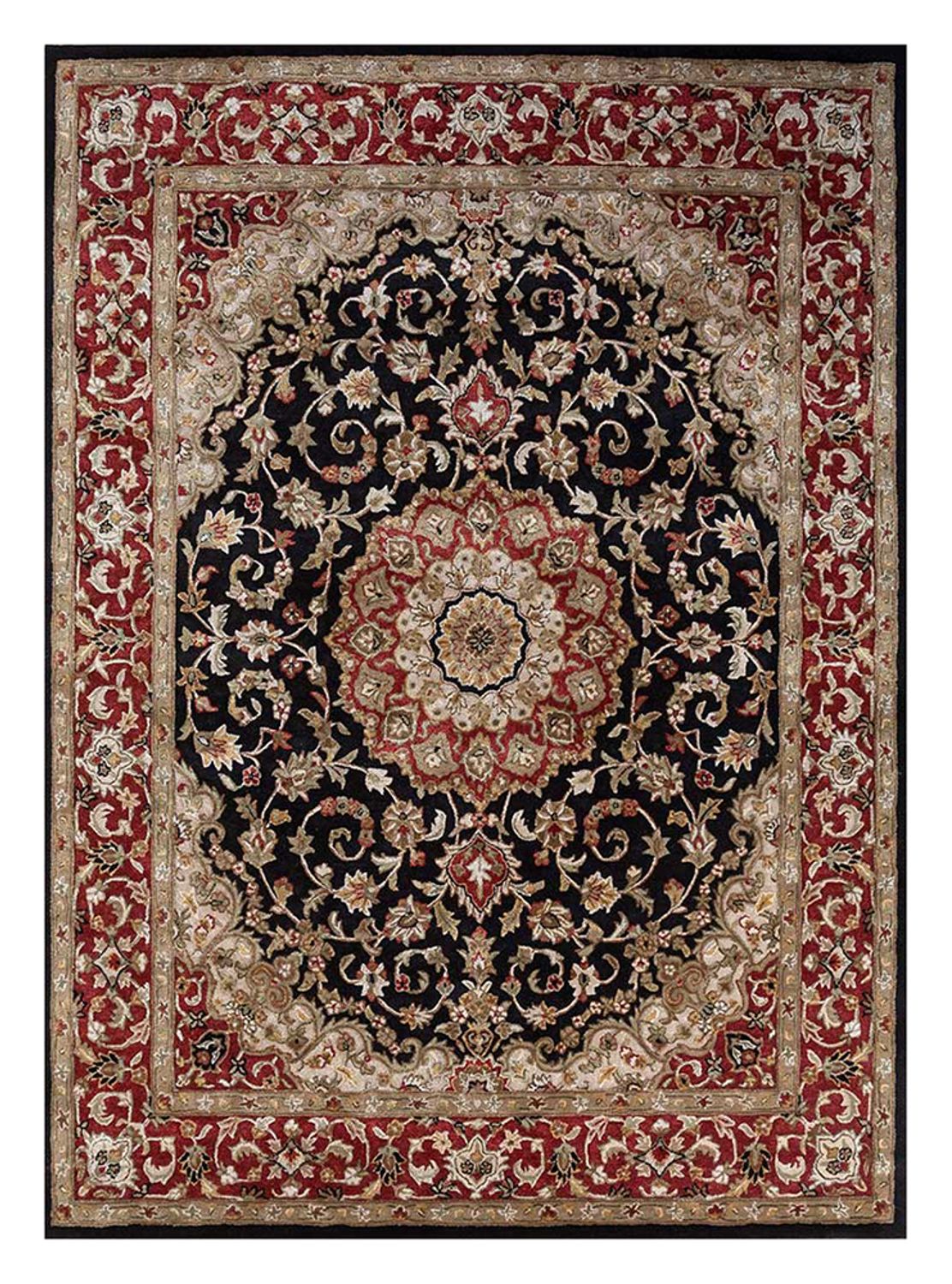 Wollteppich - 300 x 240 cm - rot