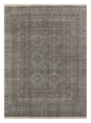 Wollteppich - 300 x 240 cm - grau