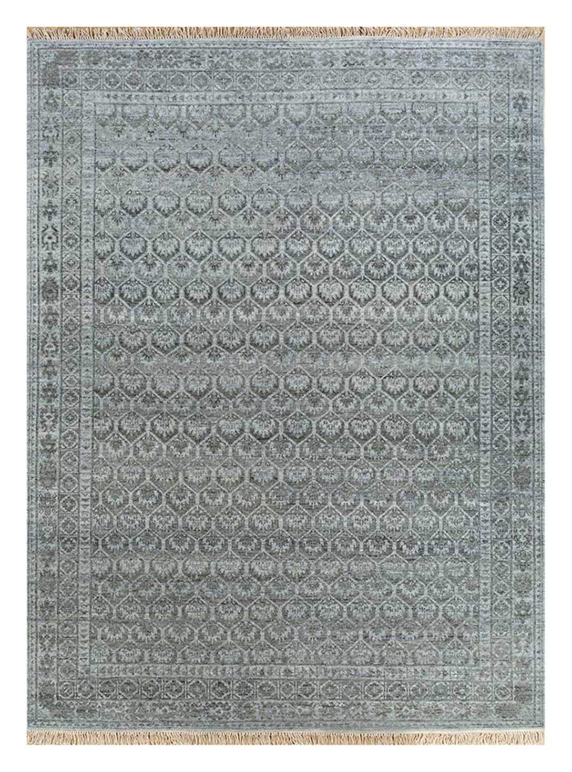 Wollteppich - 300 x 240 cm - grau