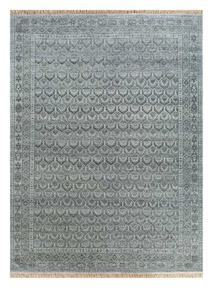 Wollteppich - 300 x 240 cm - grau