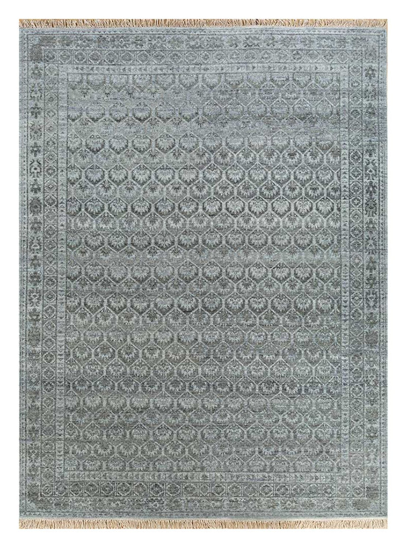 Wollteppich - 300 x 240 cm - grau