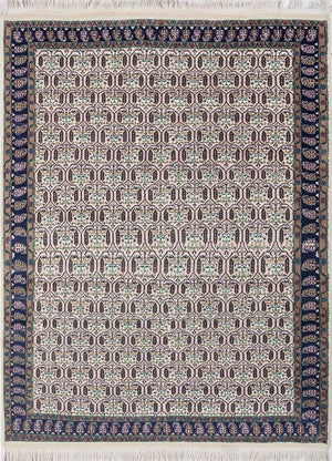 Wollteppich - 210 x 150 cm - creme