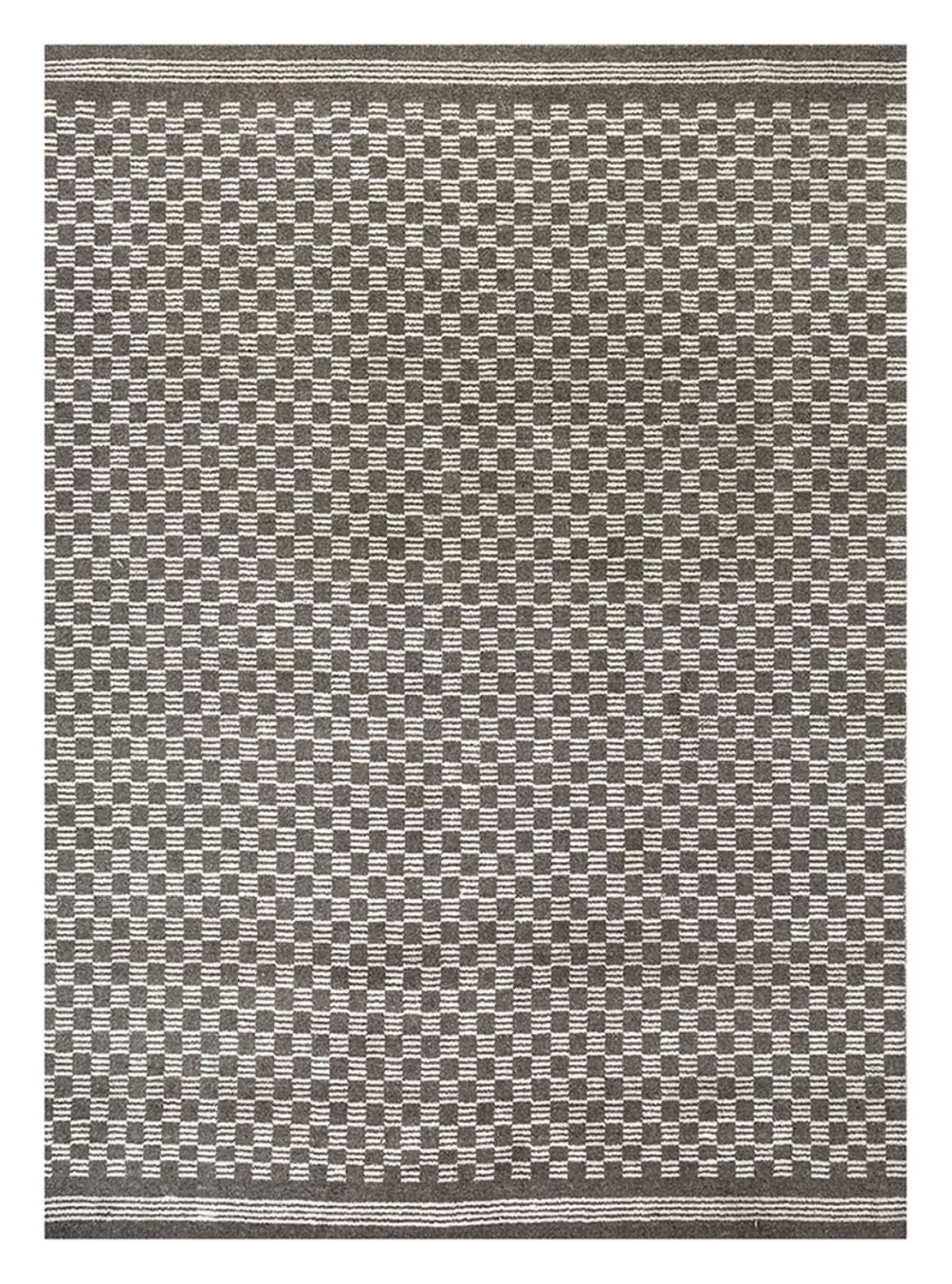 Teppich - 300 x 240 cm - schwarz-weiß