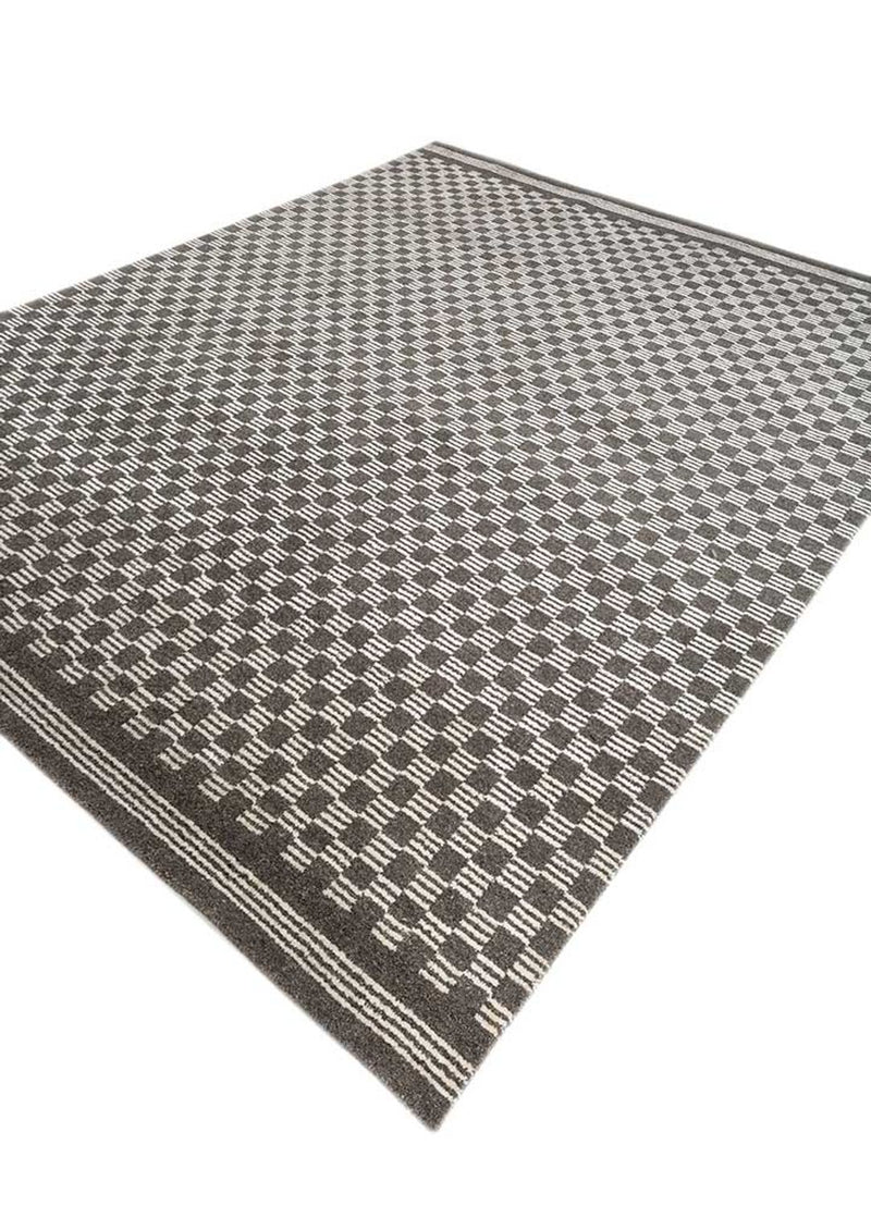 Teppich - 300 x 240 cm - schwarz-weiß