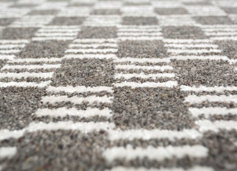 Teppich - 300 x 240 cm - schwarz-weiß