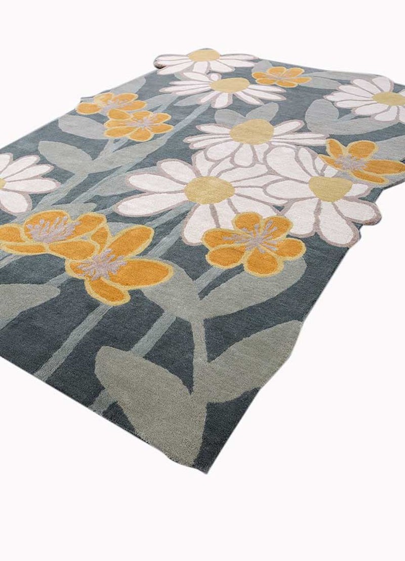Wollteppich sonderform  - 270 x 180 cm - mehrfarbig