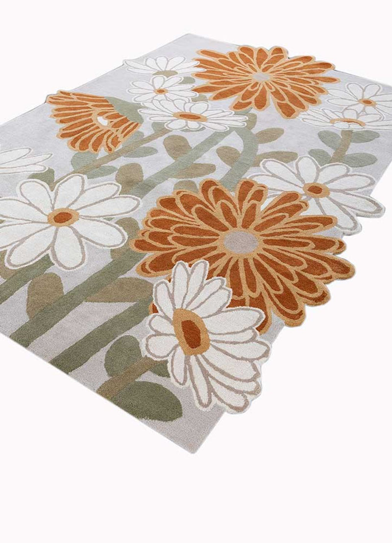 Wollteppich sonderform  - 270 x 180 cm - mehrfarbig