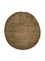 Wollteppich sonderform  - 210 x 165 cm - dunkelbeige