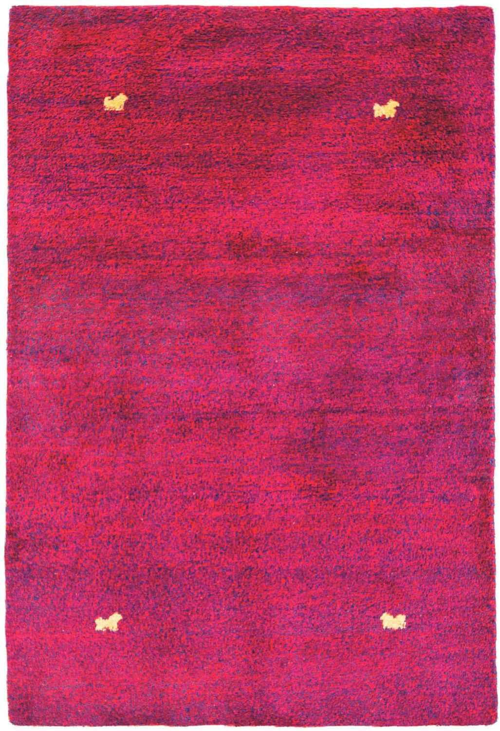 Gabbeh Teppich - Indus 205 x 140 cm - rosa