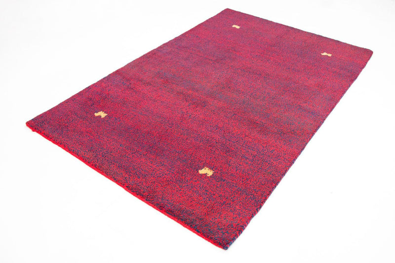 Gabbeh Teppich - Indus 205 x 140 cm - rosa