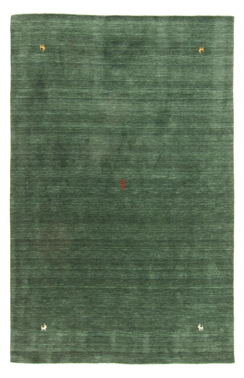 Gabbeh Teppich - Softy 160 x 90 cm - dunkelgrün