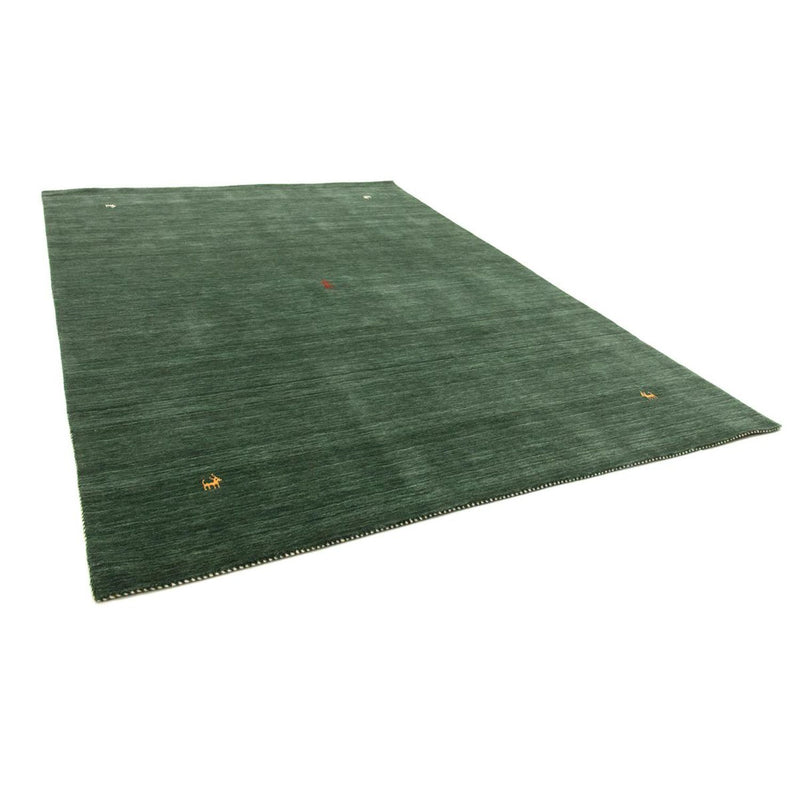 Gabbeh Teppich - Softy 160 x 90 cm - dunkelgrün