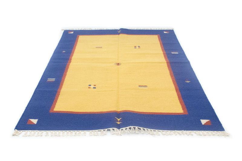 Kelim Teppich - Trendy 200 x 140 cm - gelb