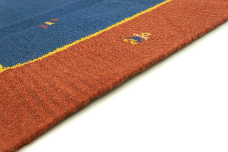 Kelim Teppich - Trendy 300 x 200 cm - blau