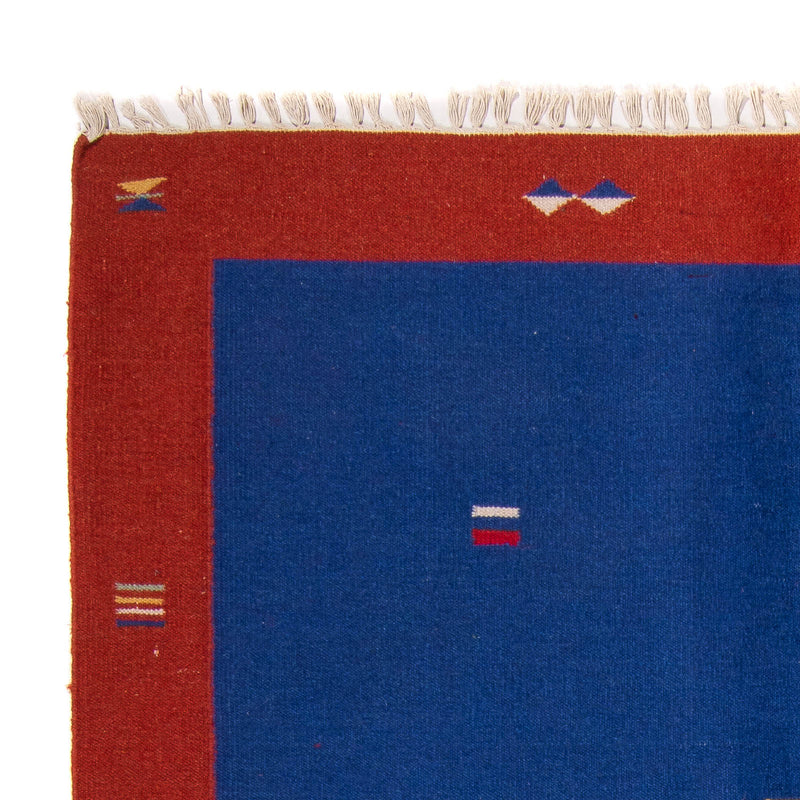 Kelim Teppich - Trendy 240 x 170 cm - dunkelblau