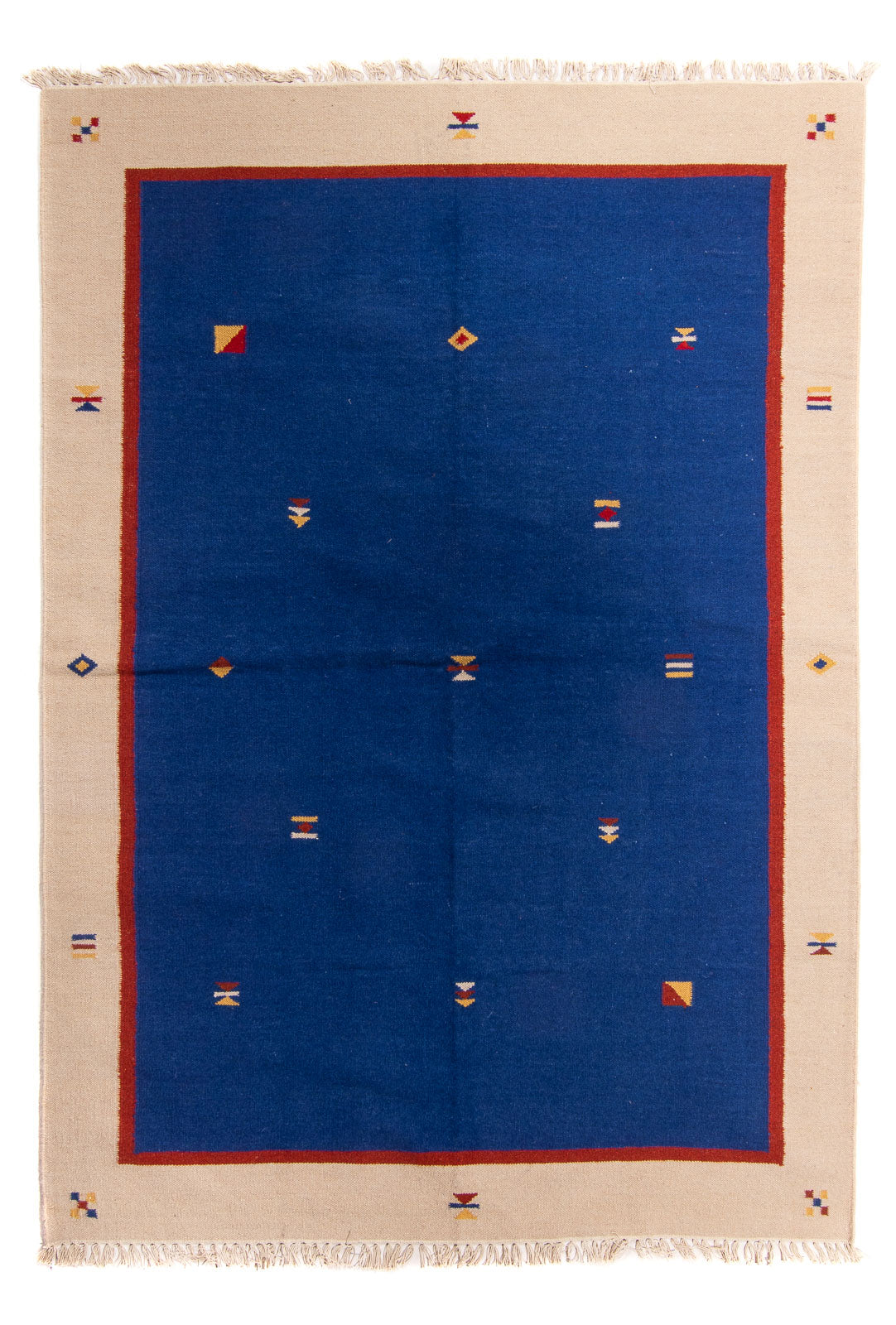 Kelim Teppich - Trendy 240 x 170 cm - dunkelblau