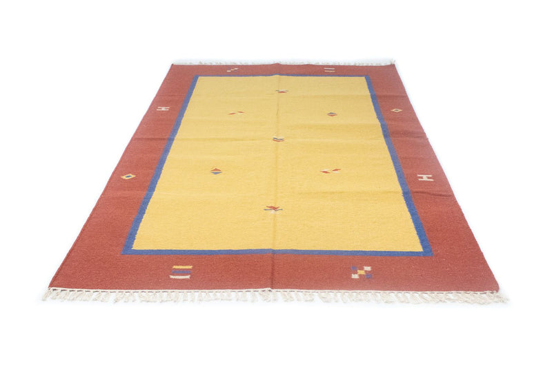 Kelim Teppich - Trendy 200 x 140 cm - gelb