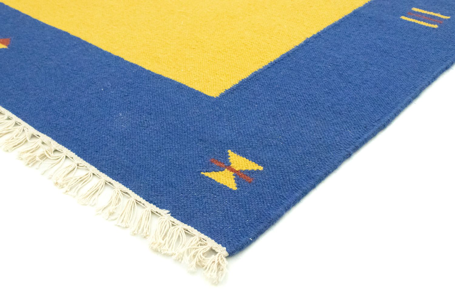Kelim Teppich - Trendy 300 x 200 cm - gelb