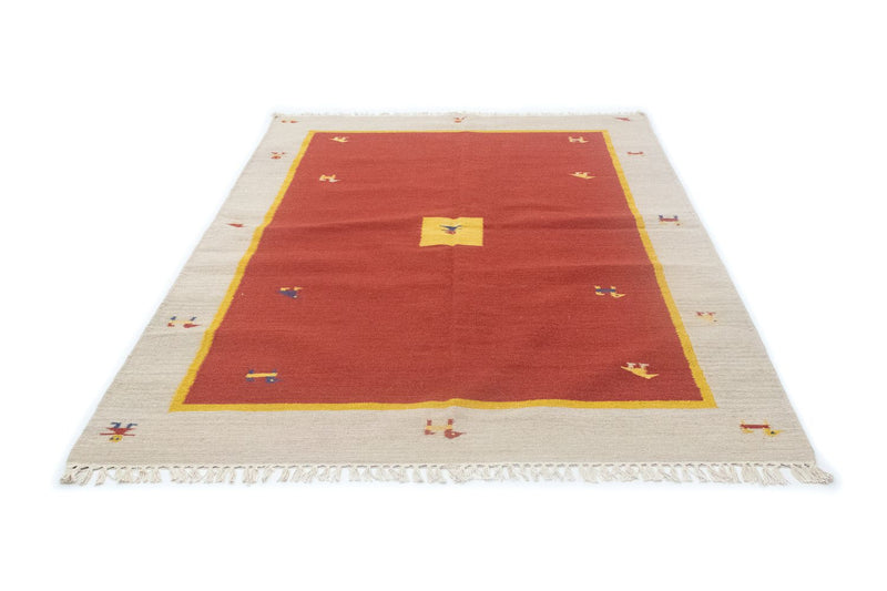 Kelim Teppich - Trendy 200 x 140 cm - rot