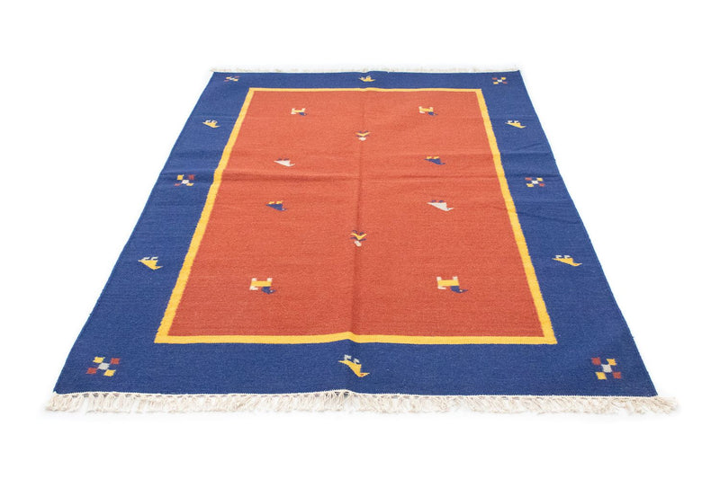 Kelim Teppich - Trendy 200 x 140 cm - orange