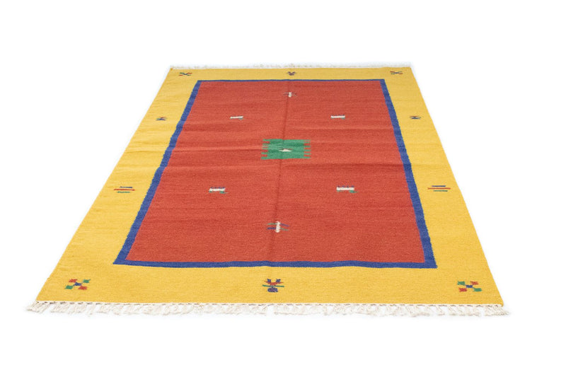 Kelim Teppich - Trendy 200 x 140 cm - orange