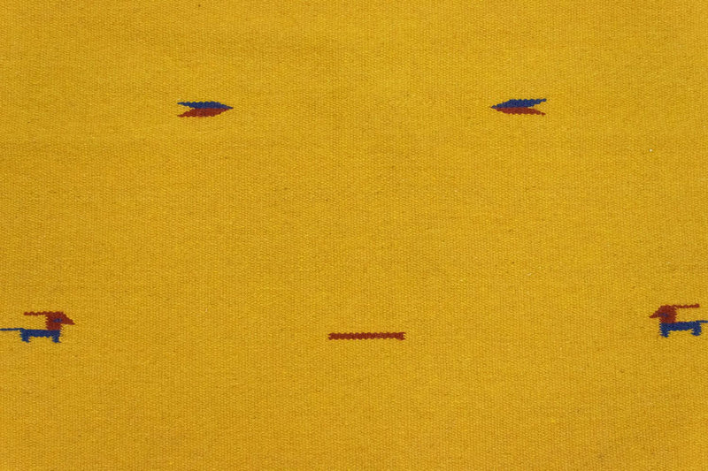 Kelim Teppich - Trendy 180 x 120 cm - gelb