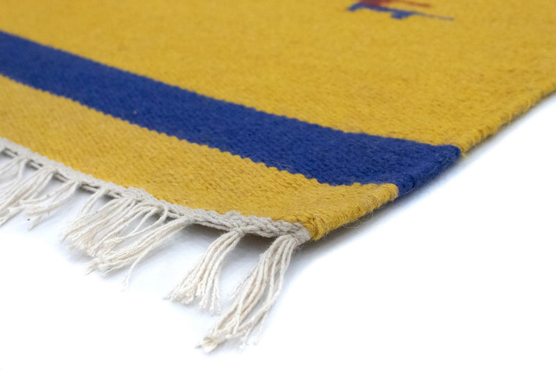 Kelim Teppich - Trendy 180 x 120 cm - gelb