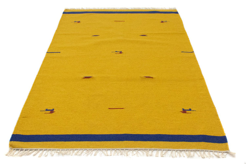 Kelim Teppich - Trendy 180 x 120 cm - gelb