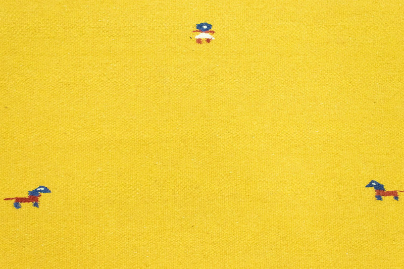 Kelim Teppich - Trendy 180 x 120 cm - gelb