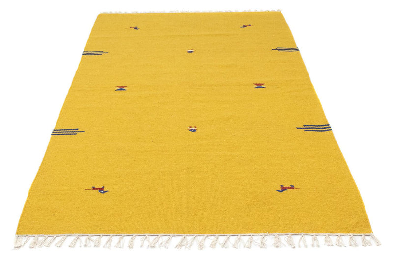 Kelim Teppich - Trendy 180 x 120 cm - gelb