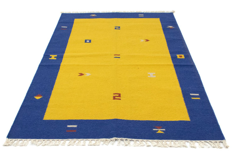 Kelim Teppich - Trendy 180 x 120 cm - gelb