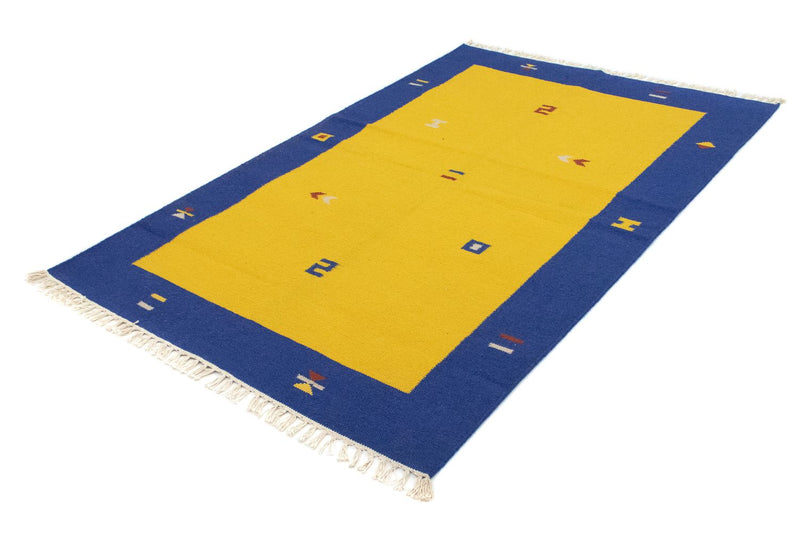 Kelim Teppich - Trendy 180 x 120 cm - gelb