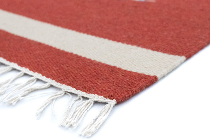 Kelim Teppich - Trendy 180 x 120 cm - rot