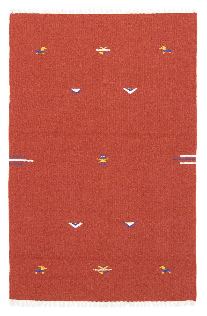 Kelim Teppich - Trendy 180 x 120 cm - rot