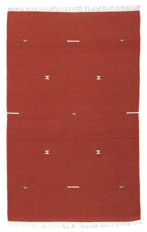 Kelim Teppich - Trendy 180 x 120 cm - rot