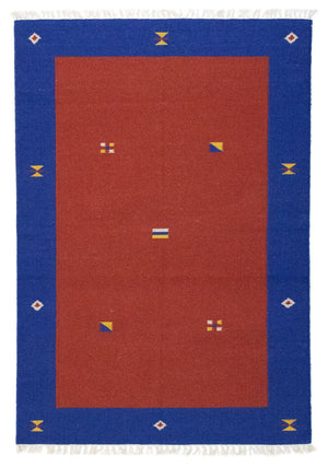 Kelim Teppich - Trendy 180 x 120 cm - rot