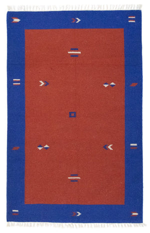 Kelim Teppich - Trendy 180 x 120 cm - rot