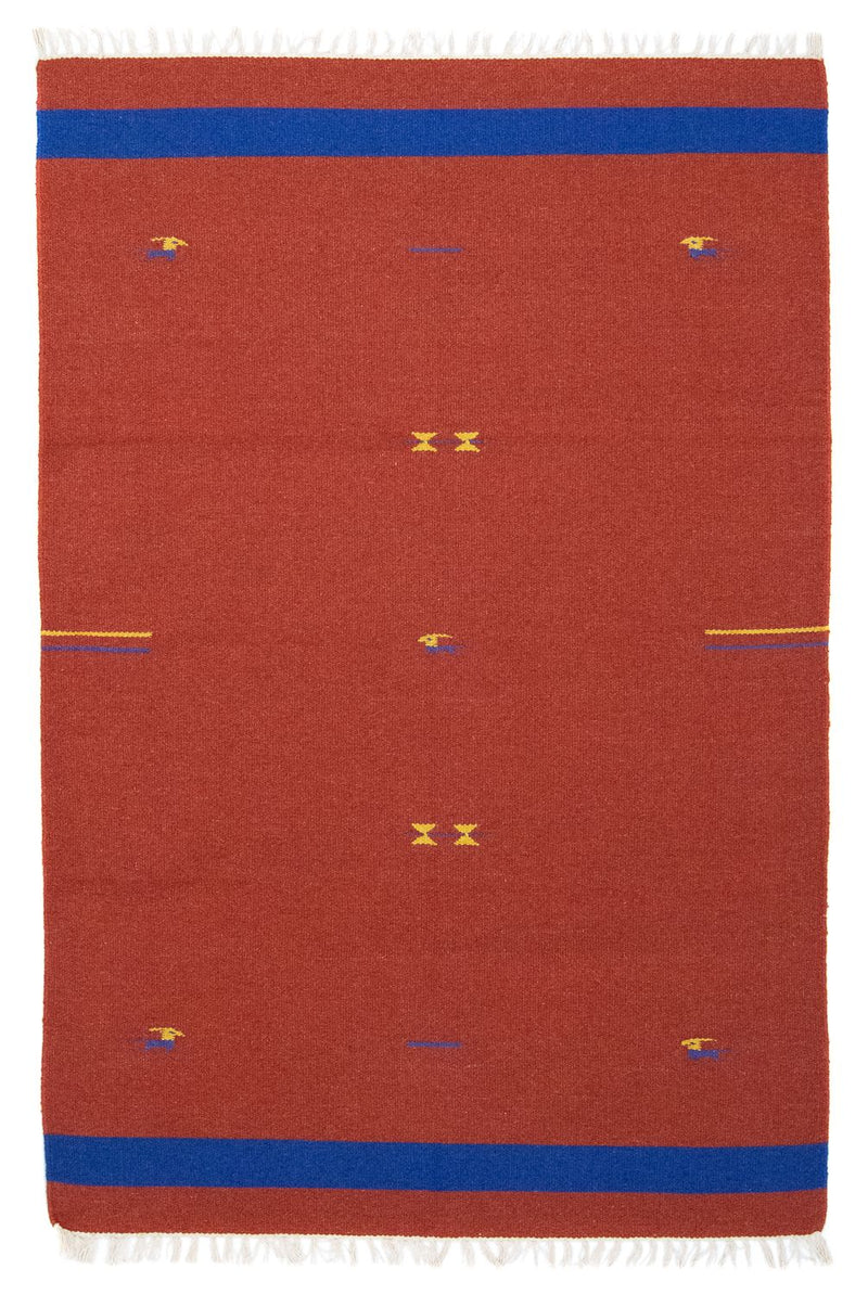 Kelim Teppich - Trendy 180 x 120 cm - rot