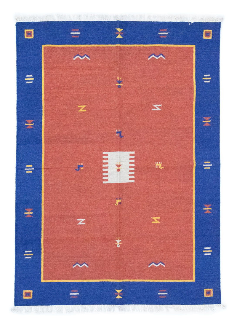 Kelim Teppich - Trendy 200 x 140 cm - rot