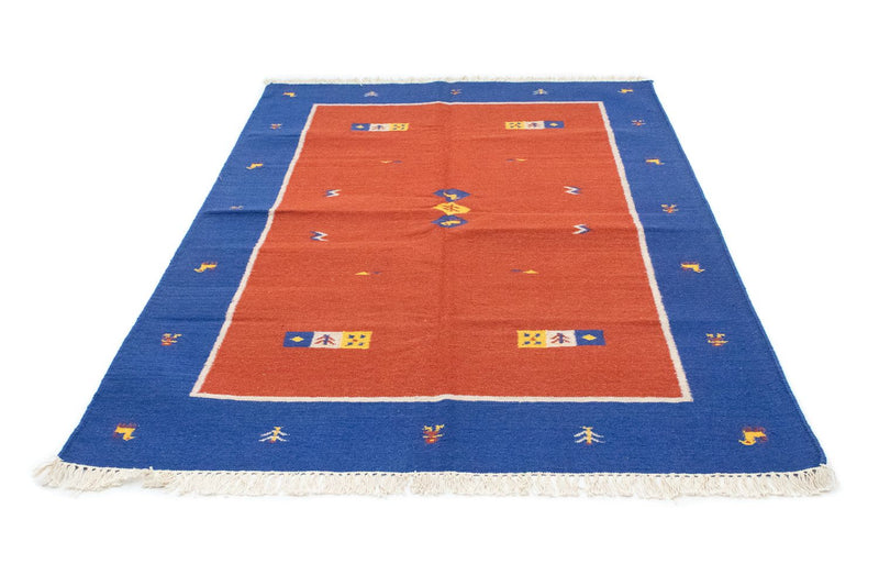 Kelim Teppich - Trendy 200 x 140 cm - rot