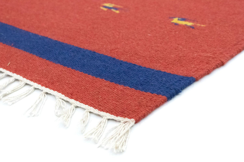 Kelim Teppich - Trendy 180 x 120 cm - rot