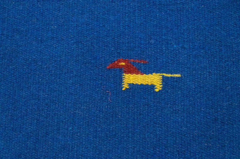 Kelim Teppich - Trendy 180 x 120 cm - blau