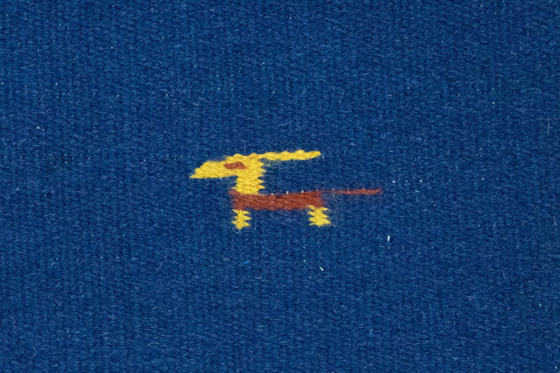 Kelim Teppich - Trendy 180 x 120 cm - blau
