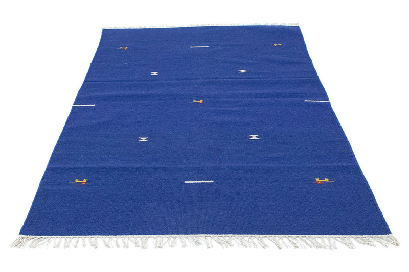 Kelim Teppich - Trendy 180 x 120 cm - blau