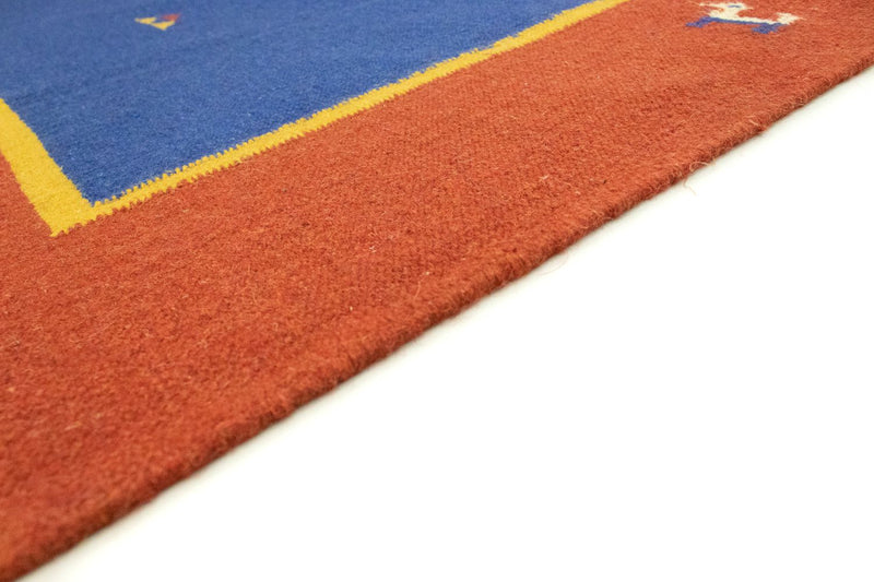 Kelim Teppich - Trendy 300 x 200 cm - blau