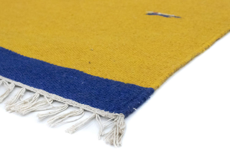 Kelim Teppich - Trendy 180 x 120 cm - gelb
