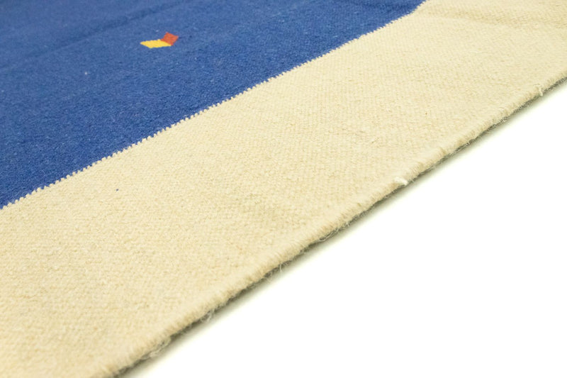 Kelim Teppich - Trendy 300 x 200 cm - blau