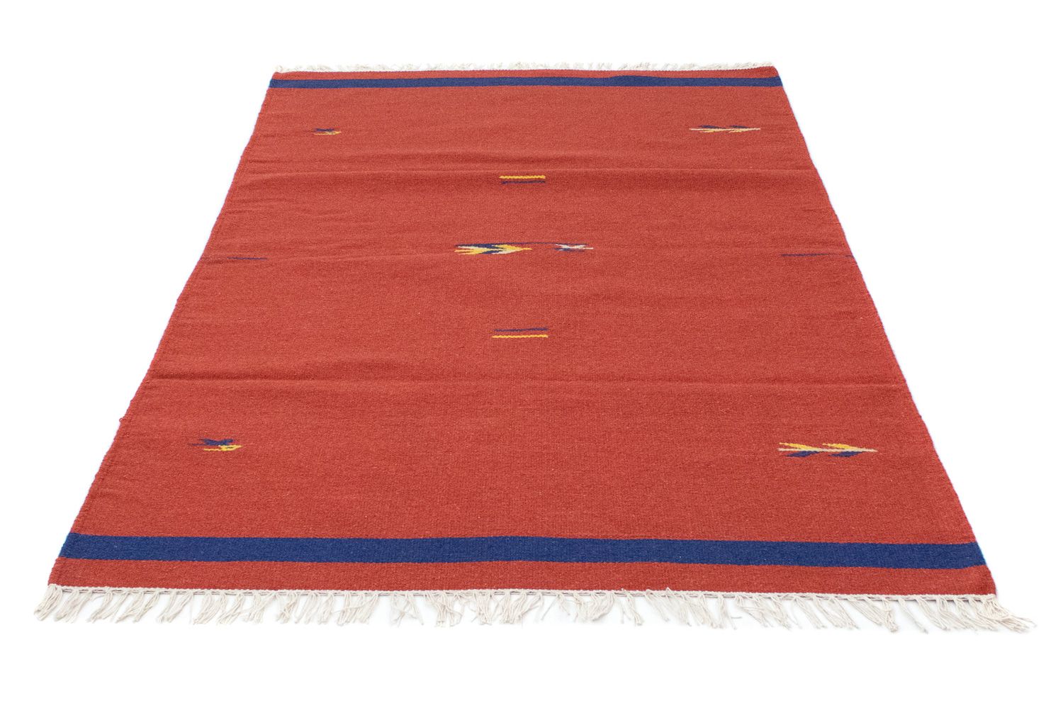 Kelim Teppich - Trendy 180 x 120 cm - rot