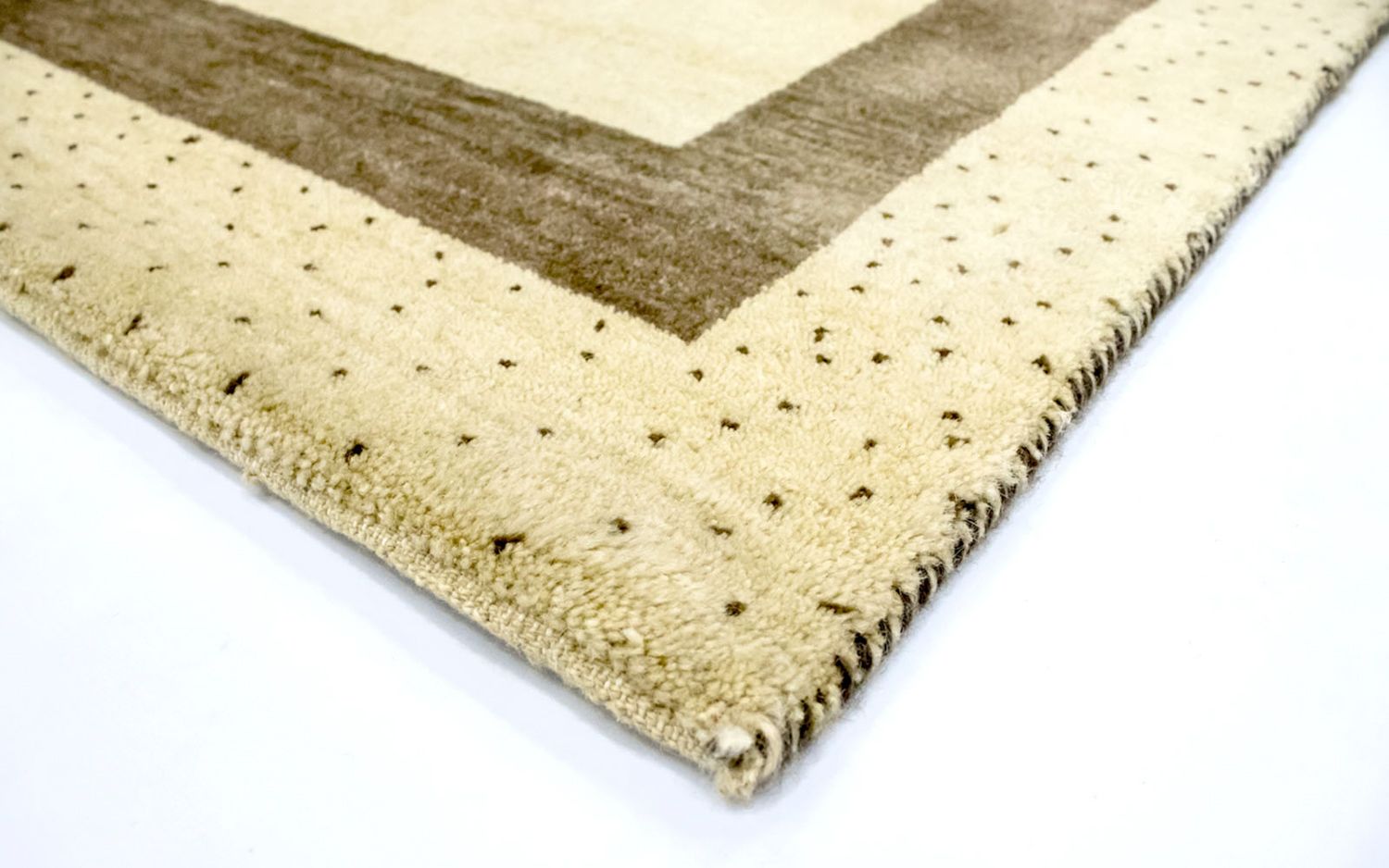 Gabbeh Teppich - Loribaft Indus 184 x 122 cm - beige